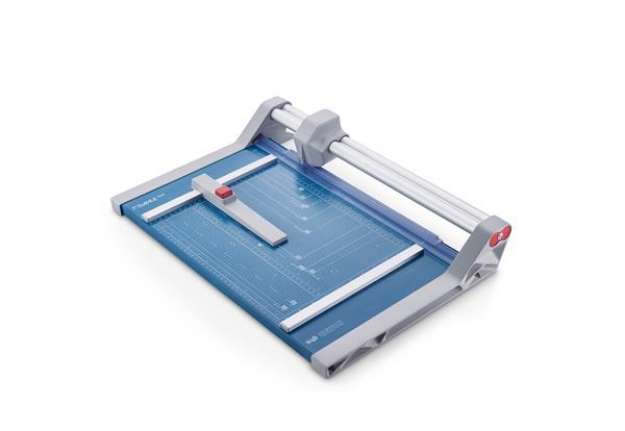 Immagine di Taglierina a rullo professionale 550 - 55 x 36 cm - 360 mm - 20 fogli - blu/grigio - Dahle