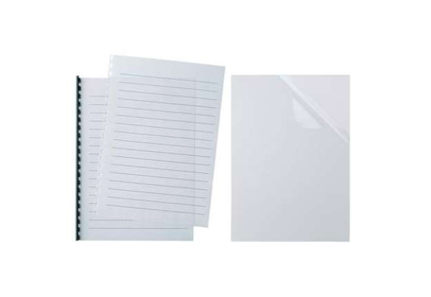 Immagine di Copertine rilegatura Video - A4 - R30 - 280micron - neutro trasparente - Sei Rota - scatola 100 pezz