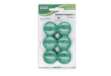Immagine di Bottoni magnetici - diametro 3 cm - verde - Lebez - blister 12 pezzi