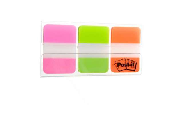 Immagine di Segnapagina Post-it Index Strong Medium - 686-PGOEU - 25 x 38 mm - colori vivaci - Post-it - conf. 6