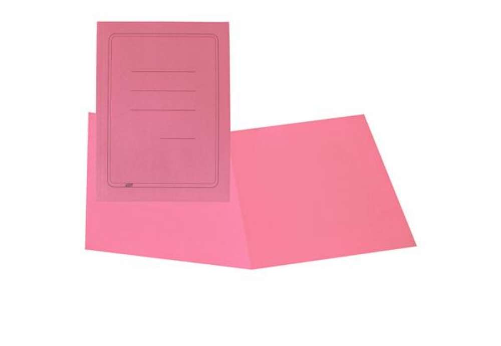 Immagine di Cartellina semplice con stampa - 145 gr - 25 x 34 cm - rosa - cartoncino manilla - Cartotecnica del