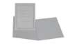 Immagine di Cartelline semplici - con stampa - cartoncino Manilla 145 gr - 25x34 cm - grigio - Cartotecnica del