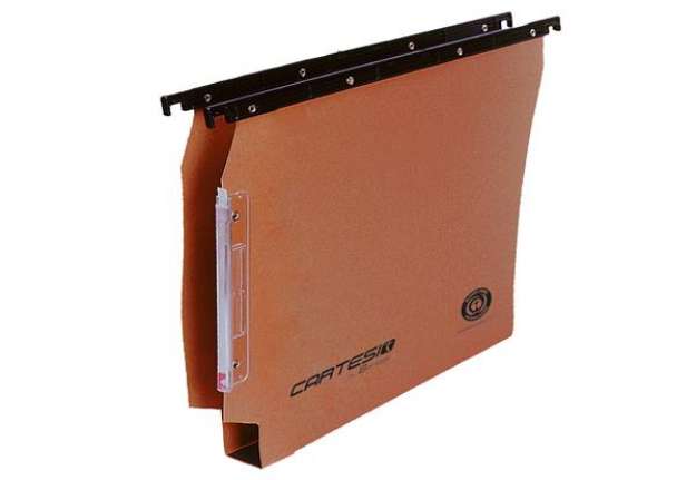 Immagine di Cartella sospesa Cartesio Eco-logica - armadio - 33 cm - fondo U - 33 x 28 cm - arancio - Bertesi