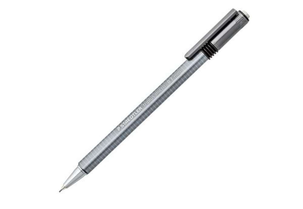 Immagine di Portamine Triplus Micro 774 - 0,7 mm - fusto argento - Staedtler