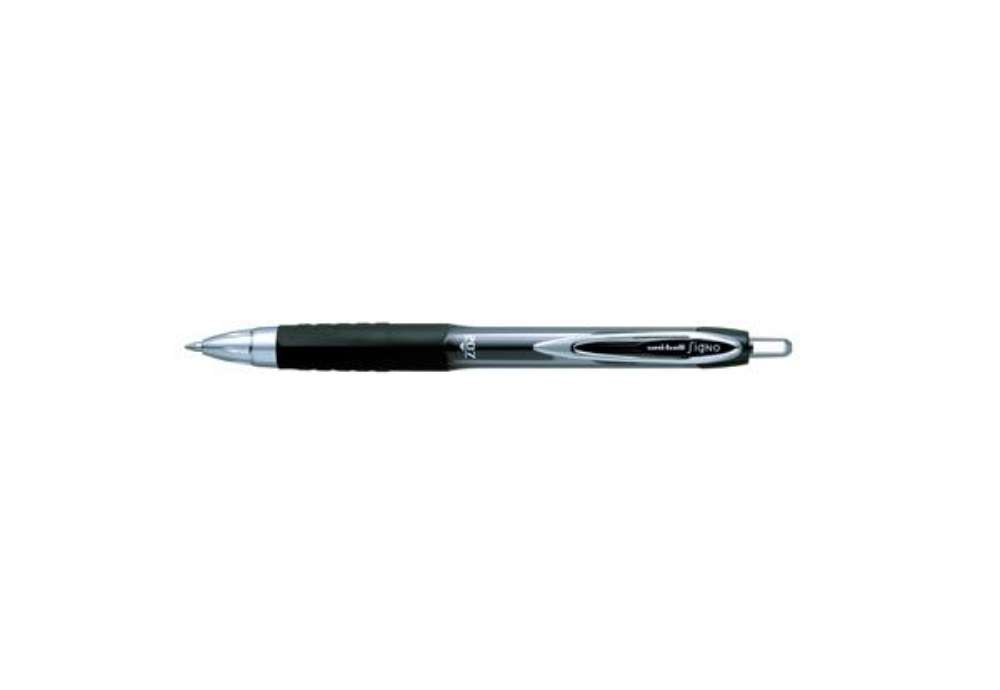 Immagine di Roller gel a scatto Uni Ball Signo 207 - punta 0,7mm - nero - Uni Mitsubishi
