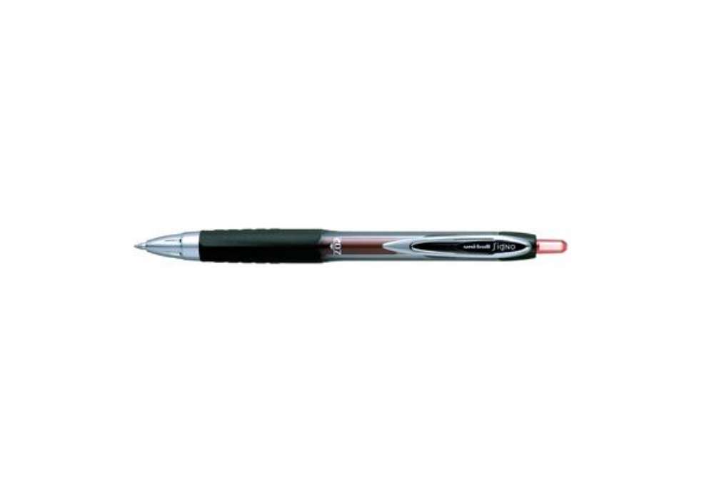 Immagine di Roller gel a scatto Uni Ball Signo 207 - punta 0,7mm - rosso - Uni Mitsubishi