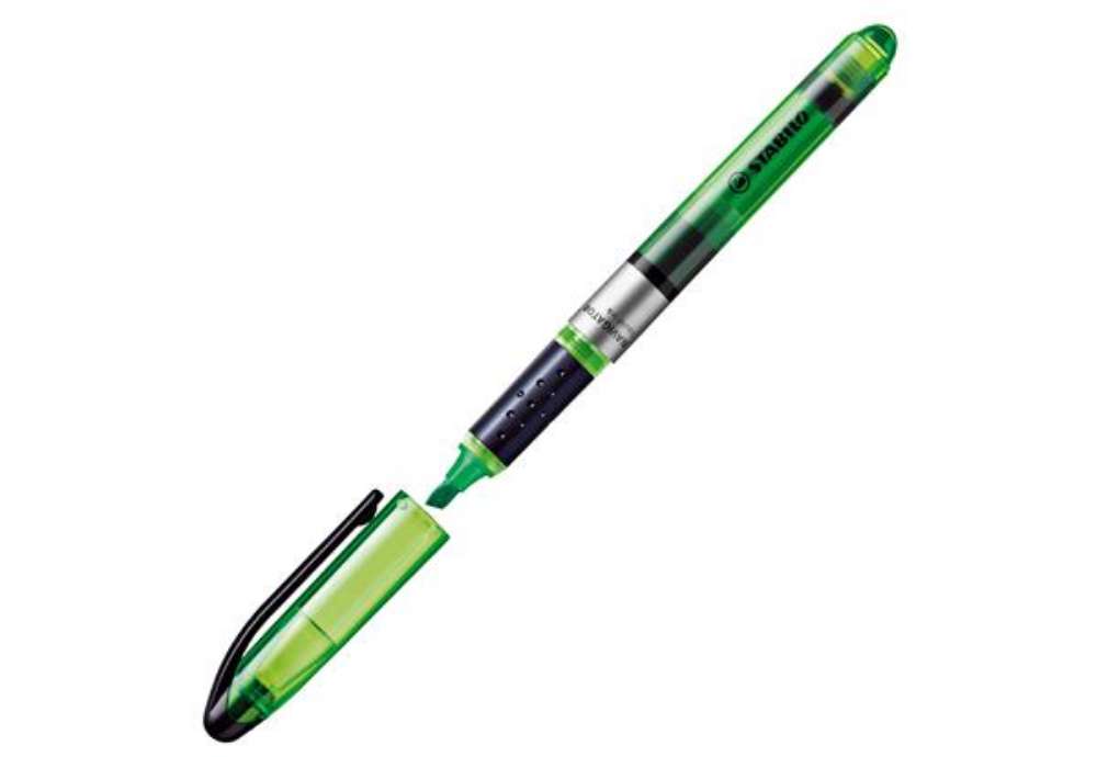 Immagine di Evidenziatore Stabilo Navigator - punta a scalpello - tratto da 1,0-4,0mm - verde - Stabilo