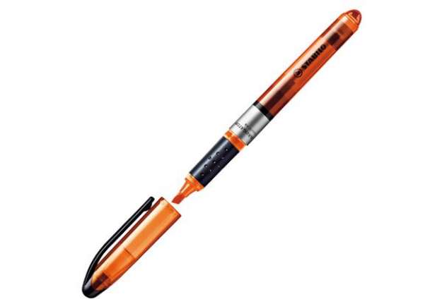 Immagine di Evidenziatore Stabilo Navigator - punta a scalpello - tratto da 1,0-4,0mm - arancio - Stabilo