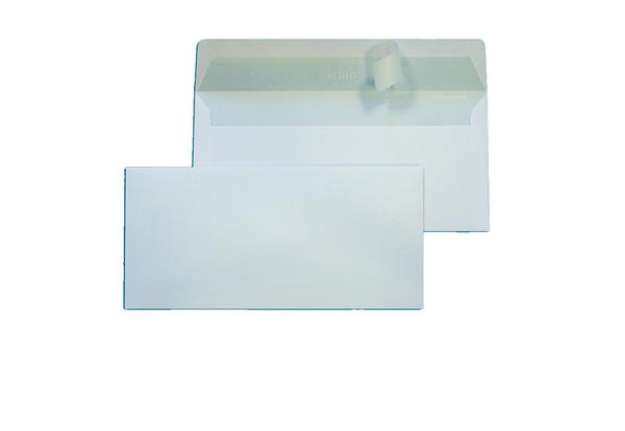 Immagine di Busta Strip - senza finestra - 11 x 23 cm - 90 gr - bianco - Blasetti - conf. 500 pezzi