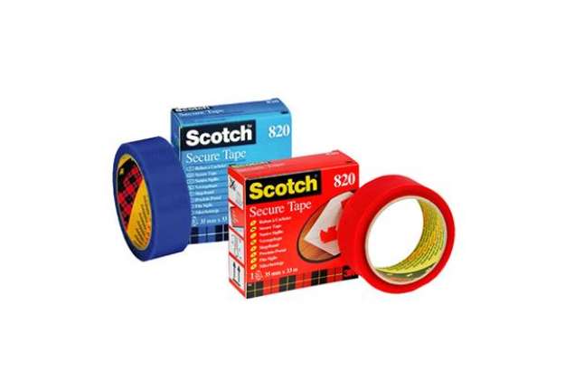 Immagine di Nastro antieffrazione Secure Tape - larghezza 3,5 cm - lunghezza 33 m - blu - Scotch
