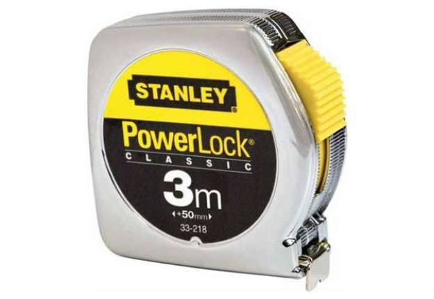 Immagine di Flessometro PowerLock - 3 m - larghezza nastro 1,27 cm - Stanley