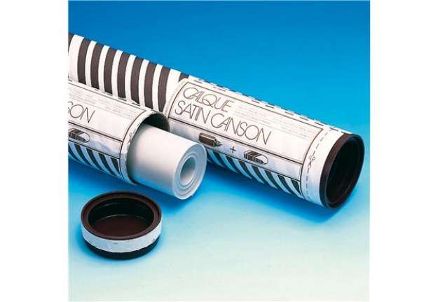 Immagine di Rotolo carta lucida satinata - 66cmX20mt - 90/95gr - uso manuale - Canson