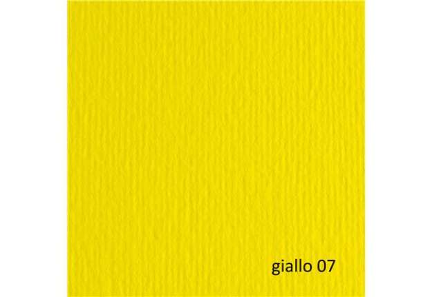 Immagine di Cartoncino Elle Erre - 50x70cm - 220gr - giallo 107 - Fabriano -  blister 20 fogli