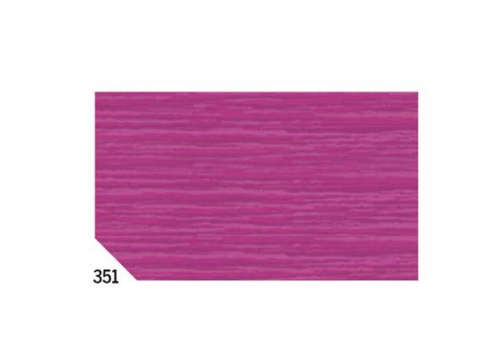 Immagine di Carta crespa - 50 x 250 cm - 48 gr - viola 351 - Rex Sadoch - conf.10 rotoli