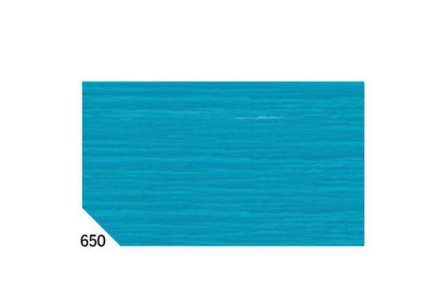 Immagine di Carta crespa - 50 x 250 cm - 48 gr/m² -  turchese 650 - Rex Sadoch - conf.10 rotoli