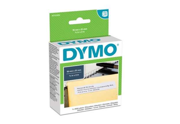 Immagine di Rotolo 500 etichette LW 113550 - 19x51 mm - multiuso rimovibile - bianco - Dymo