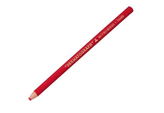 Immagine di Matita dermotografica 7600 - rosso - Uni Mitsubishi