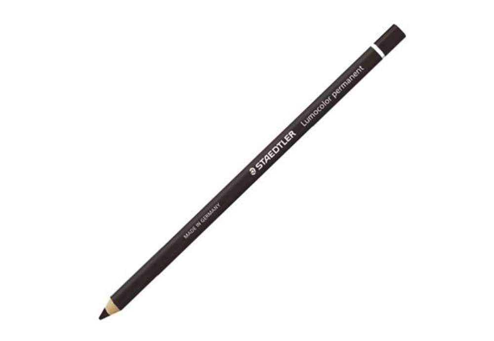 Immagine di Matita Lumocolor Glasochrom - permanente  - nero - Staedtler
