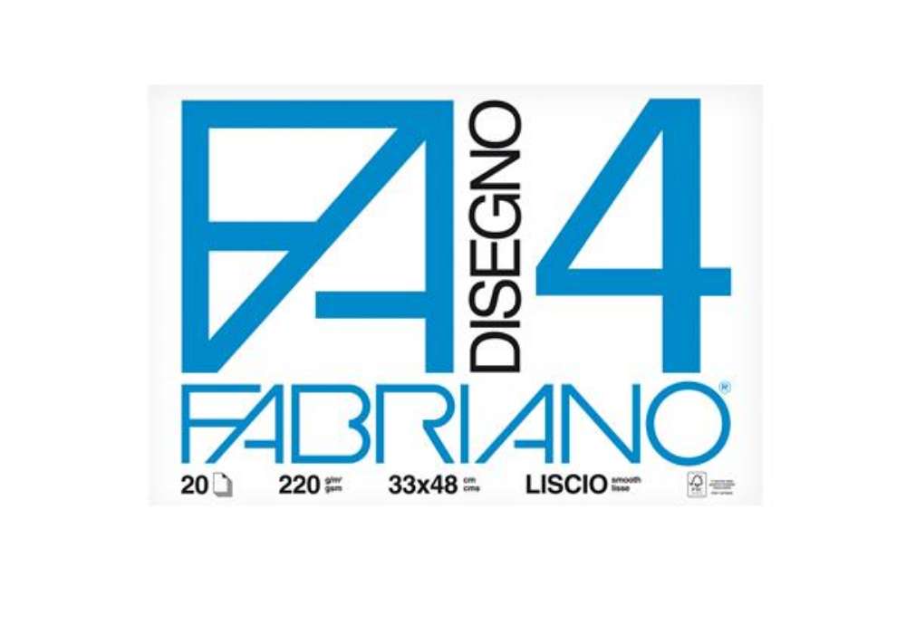 Immagine di Album F4 - 33 x 48 cm - 220 gr - 20 fogli - liscio - Fabriano