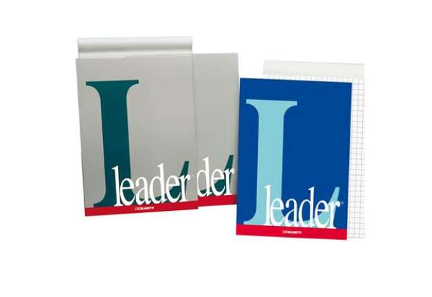 Immagine di Blocco note Leader - bianco - 21 x 297mm - 80gr - 90 fogli - Blasetti