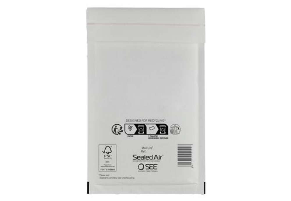 Immagine di Busta imbottita Mail Lite - F (22 x 33 cm) - bianco - Sealed Air - conf. 10 pezzi