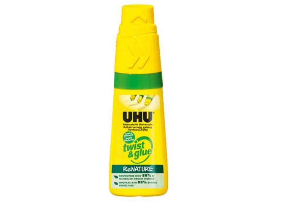 Immagine di Attaccatutto Twist&Glue ReNature - 35 ml - senza solventi - bianco - UHU