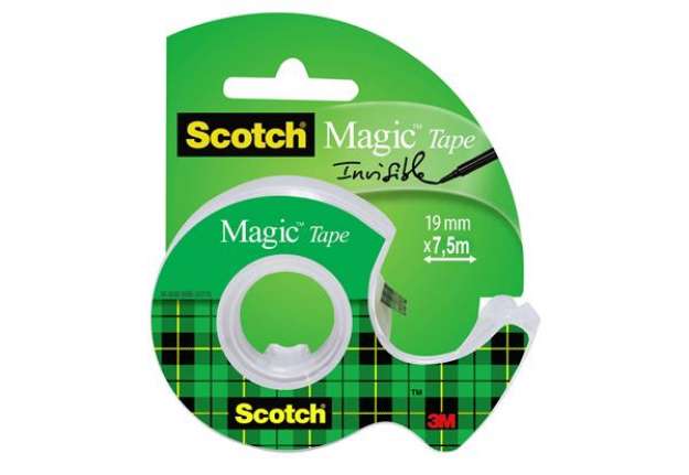 Immagine di Nastro adesivo Magic 810 - con chiocciola - permanente - 1,9 cm x 7,5 m - trasparente - Scotch