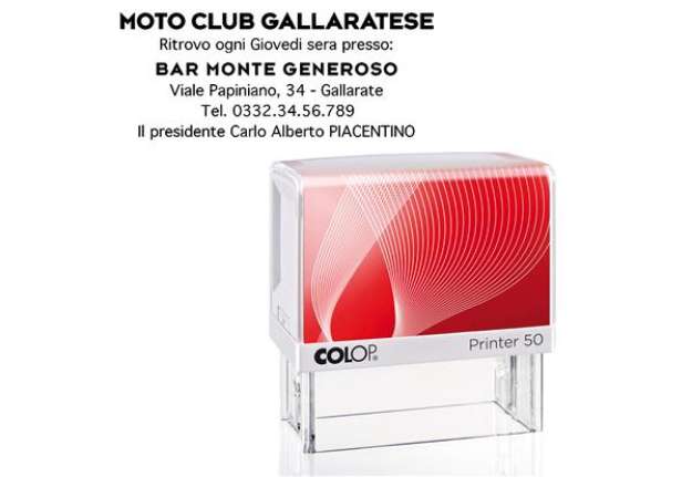 Immagine di Timbro Printer 50 - autoinchiostrante - 30x69 mm - 7 righe - Colop