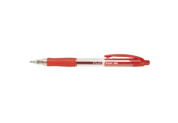 Immagine di Penna a sfera a scatto Easy gel - tratto 0,5mm - rosso - Tratto