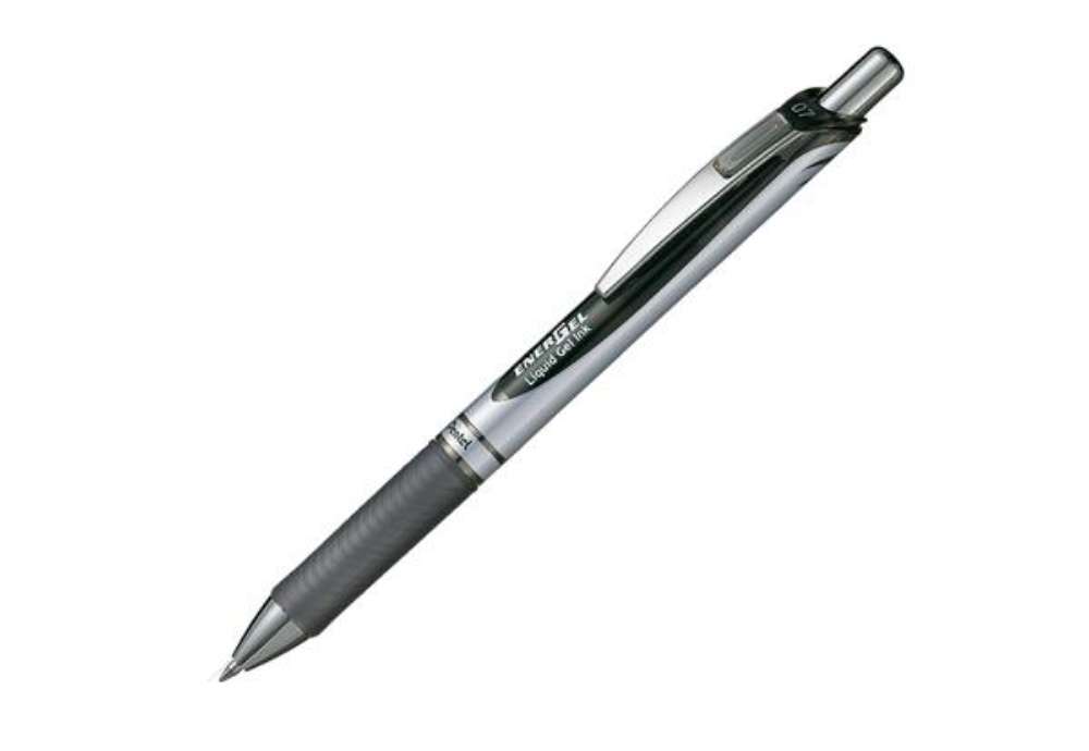 Immagine di Roller a scatto Energel XM Click - punta 0,7 mm - nero  - Pentel
