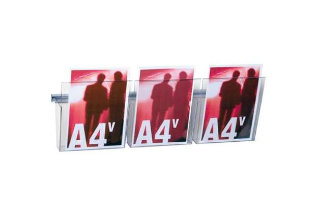 Immagine di Kit Vision VS/3 - larghezza 75 cm - 3 tasche A4 trasparenti - Studio T