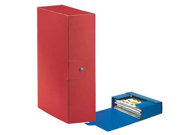 Immagine di Scatola progetto Eurobox - dorso 10 cm - 25x35 cm - rosso - Esselte
