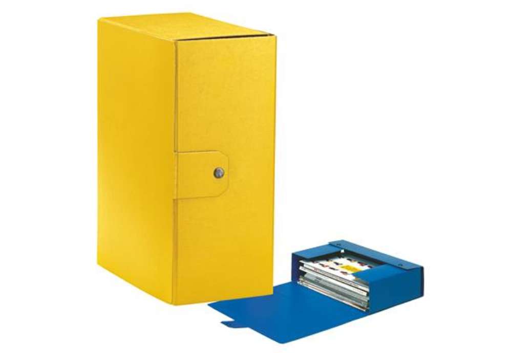 Immagine di Scatola progetto Eurobox - dorso 15 cm - 25 x 35 cm - giallo - Esselte