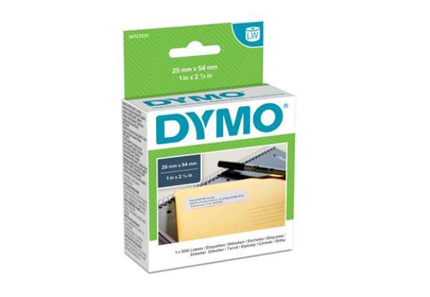 Immagine di Rotolo 500 etichette LW 113520 - 25x54 mm - per indirizzi - bianco - Dymo