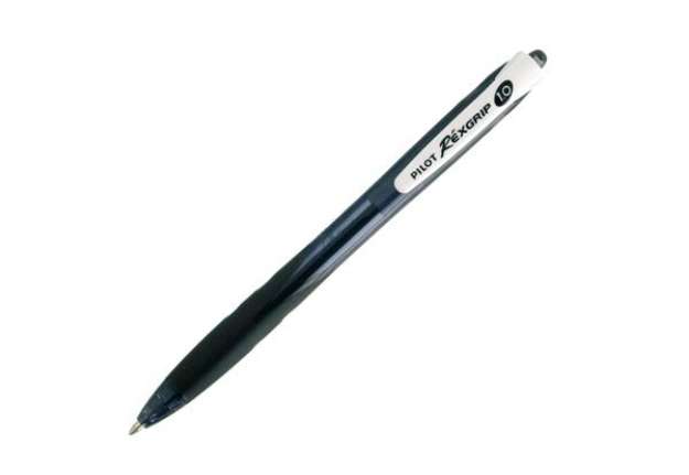 Immagine di Penna a sfera a scatto Rexgrip Begreen - punta 1,0mm - nero - Pilot