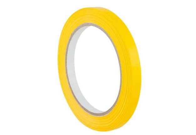 Immagine di Nastro adesivo 350 - 0,9 cm x 66 m - PVC - giallo - Eurocel