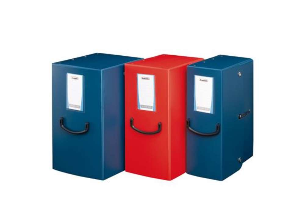 Immagine di Scatola archivio Pick Up - dorso 12 cm - 35 x 25 cm - rosso - Fellowes