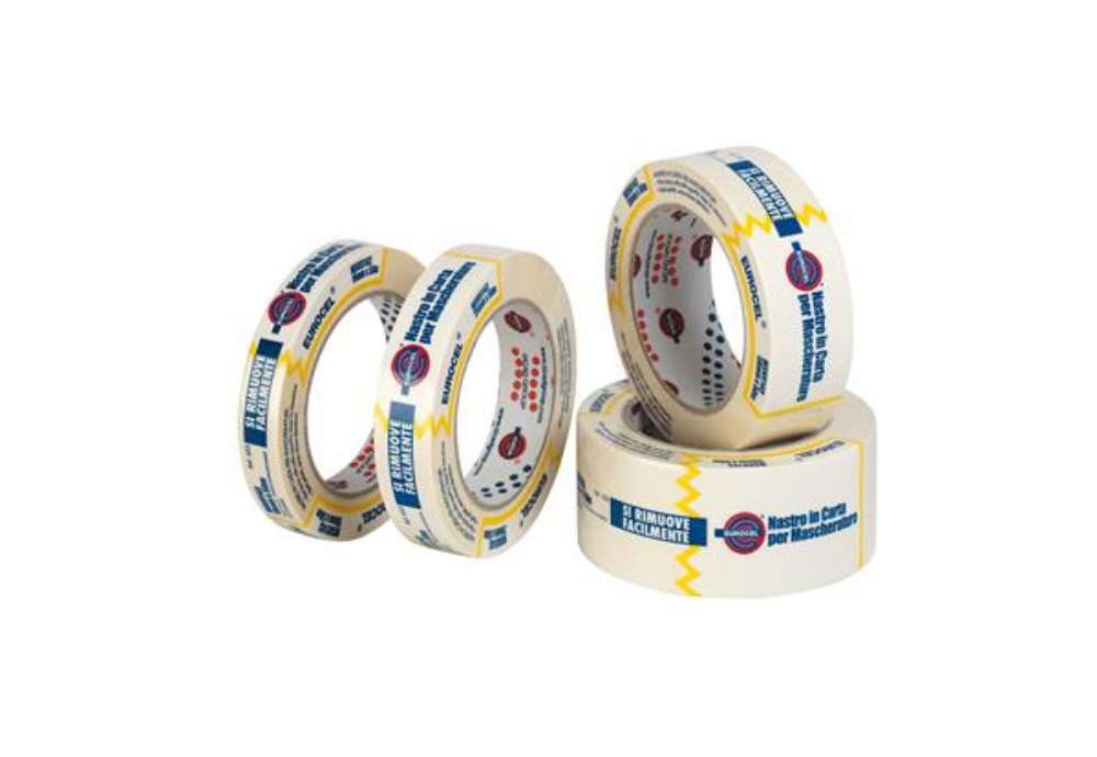 Immagine di Nastro adesivo MSK 6143 - 38 mm x 50 m - carta - beige - Eurocel