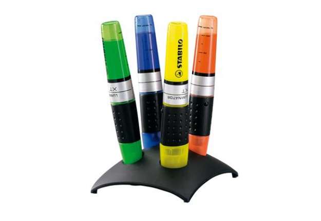 Immagine di Evidenziatore Stabilo Luminator - punta a scalpello - tratto 2,0-5,0mm - set 4 colori - Stabilo