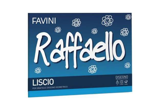 Immagine di Album Raffaello - 24x33cm - 100gr - 20 fogli - liscio - Favini