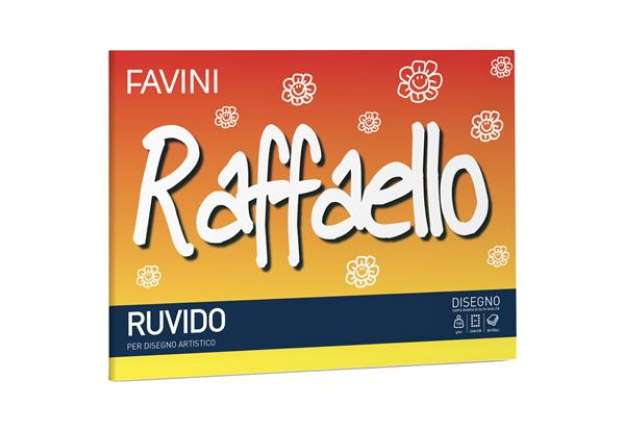 Immagine di Album Raffaello - 24x33cm - 100gr - 20 fogli - ruvido - Favini