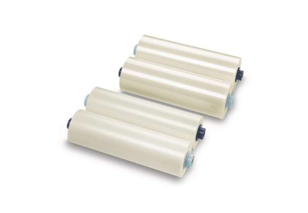 Immagine di Film per plastificazione - 305 mm x 75 mt - 75 micron - lucido - GBC - conf. 2 bobine