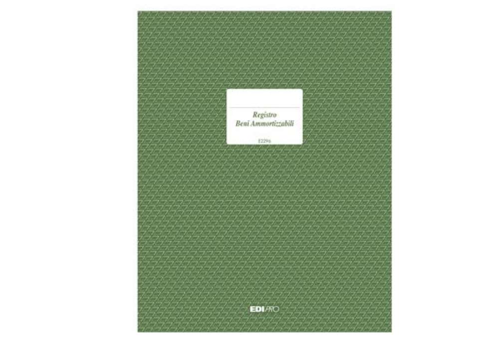 Immagine di Registro cespiti ammortizzabili - 31 x 24,5cm - 47pg - numerate - Edipro