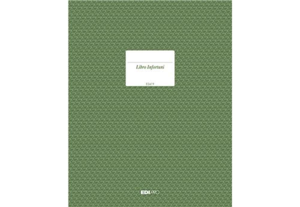 Immagine di Registro infortuni - 31 x 24,5cm - 15 pagine - Edipro