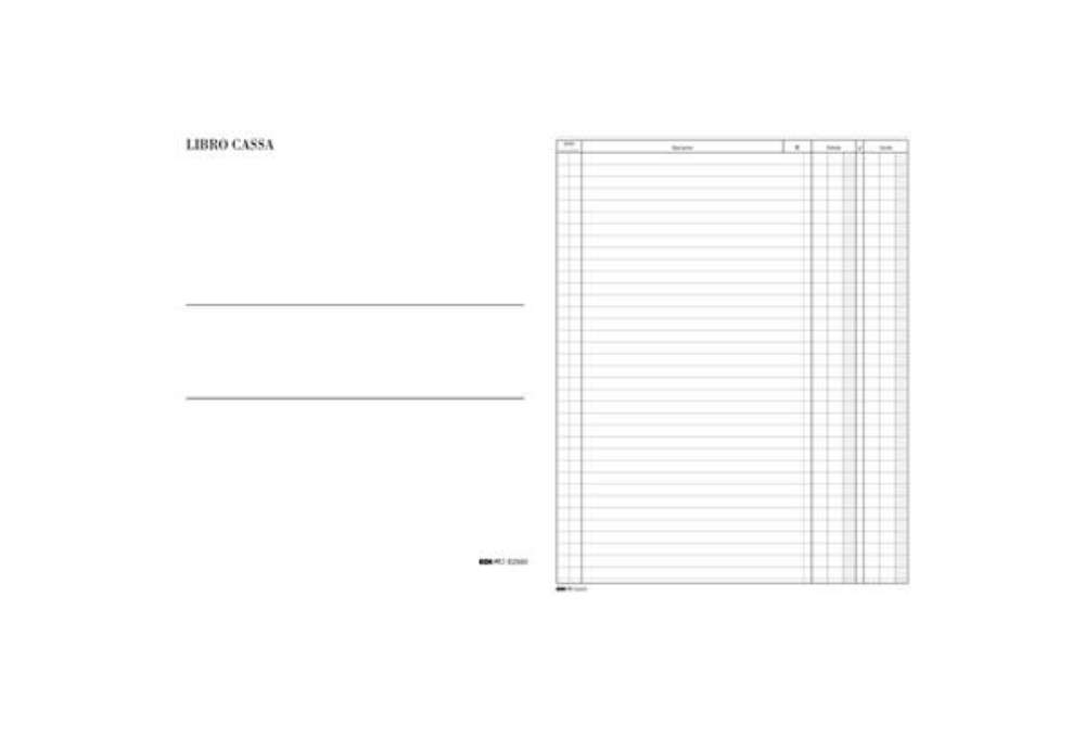 Immagine di Libro cassa - 31 x 24,5cm - 100 fogli - Edipro