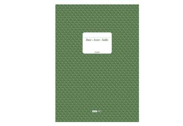 Immagine di Registro dare/avere/saldo - 24 x 17cm - 100 fogli - Edipro