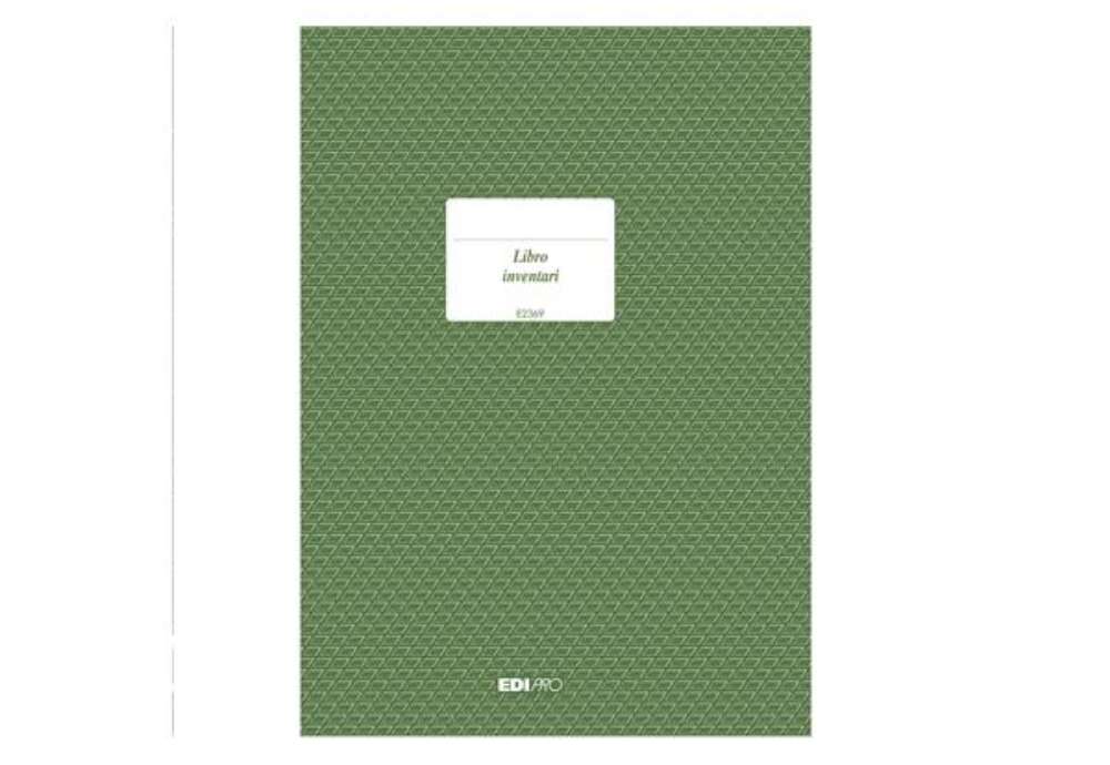Immagine di Registro libro inventari - 31 x 24,5cm - 92pg - numerate - Edipro