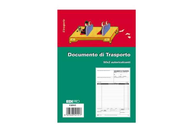 Immagine di Blocco DDT - 50/50 fogli autoricalcanti - 23 x 15cm - Edipro