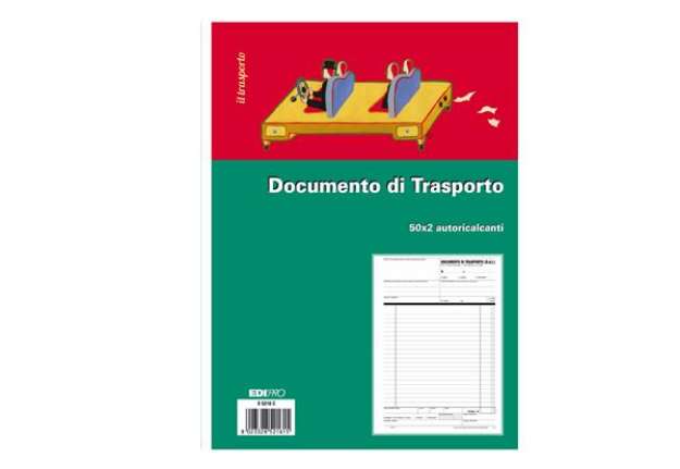 Immagine di Blocco DDT - 50/50 fogli autoricalcanti - 29,7 x 21cm - Edipro