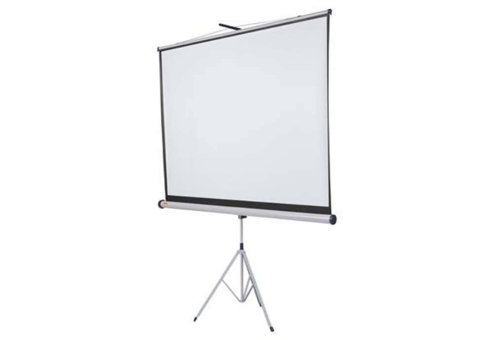 Immagine di Schermo di proiezione su treppiede - formato 4:3 - 150 x 114 cm - Nobo